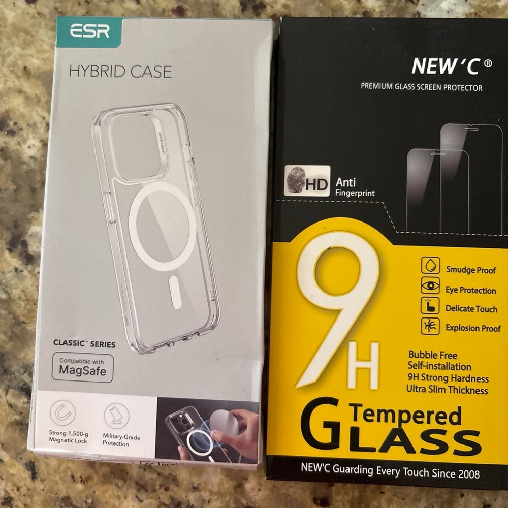 iPhone 15 Case And Tempered Glass
